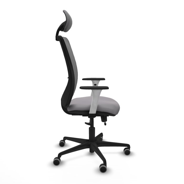 PIQUERAS Y CRESPO Silla de Oficina Zulema Gris con Mecanismo Sincro/Traslack