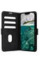 Dbramante1928 Copenhagen Slim - Funda cartera con tapa de cuero Napa para Apple iPhone 14 Plus/14 Max, Negro, 17 cm (6.7"), con soporte, RFID y carga inalámbrica