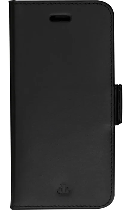 Dbramante1928 Copenhagen Slim - Funda cartera con tapa de cuero Napa para Apple iPhone 14 Plus/14 Max, Negro, 17 cm (6.7"), con soporte, RFID y carga inalámbrica