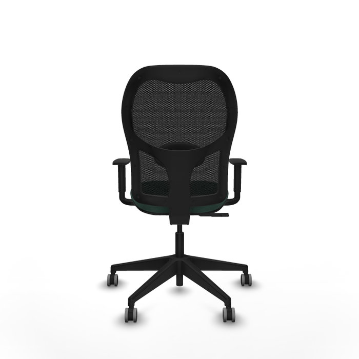 PIQUERAS Y CRESPO Alocén Silla de Oficina Sincro Malla Negra Bali Verde Botella PIQUERAS Y CRESPO Alocén Silla de Oficina Sincro Malla Negra Bali Verde Botella