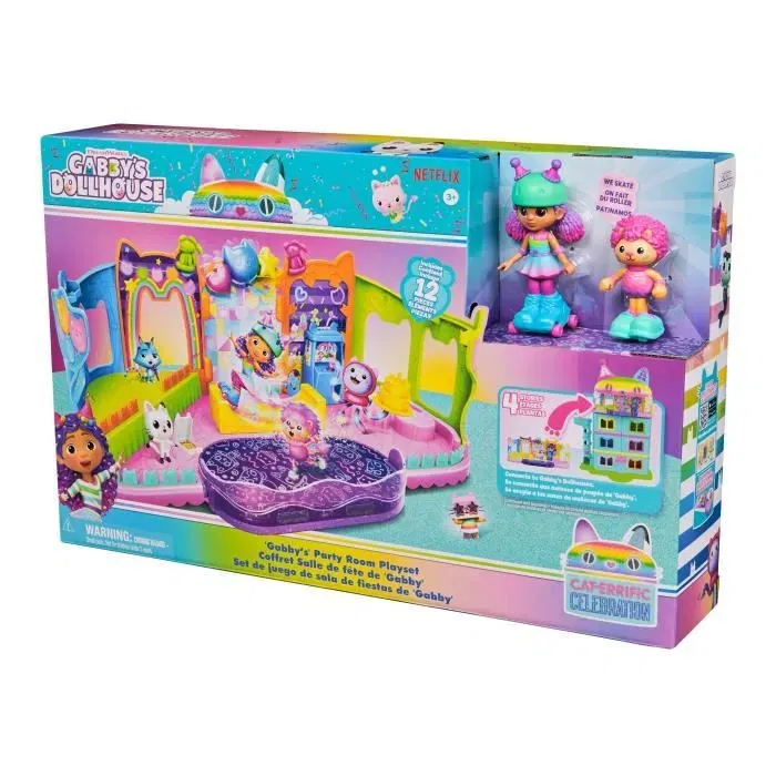 Spin Master 681147012394 Playset Roller Disco Gabby y la Casa Mágica
