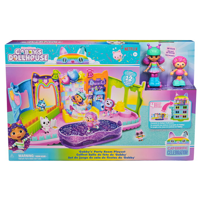 Spin Master Playset Roller Disco Gabby y la Casa Mágica con Figuras y Accesorios Spin Master Playset Roller Disco Gabby y la Casa Mágica con Figuras y Accesorios