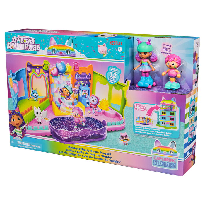 Spin Master Playset Roller Disco Gabby y la Casa Mágica con Figuras y Accesorios Spin Master Playset Roller Disco Gabby y la Casa Mágica con Figuras y Accesorios
