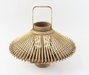 DKD Home Decor Portavela Balines Marron Bambu Cristal 41 x 37 x 41 cm (2 Unidades)