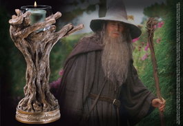 Noble Collection El Señor de los Anillos Candelero Gandalf el Gris 23 cm