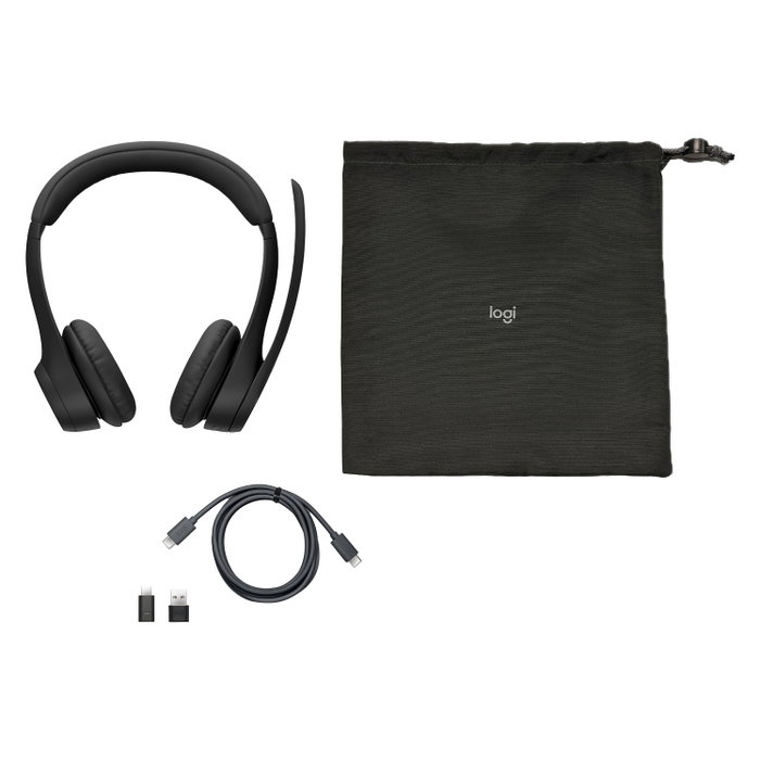 Logitech Zone 305 Auricular Inalámbrico On-Ear con Bluetooth, USB-C, Aislamiento de Ruido, Certificado para Zoom Rooms, Google Meet y Chromebook (981-001453) Logitech Zone 305 Auricular Inalámbrico On-Ear con Bluetooth, USB-C, Aislamiento de Ruido, Certificado para Zoom Rooms, Google Meet y Chromebook (981-001453)