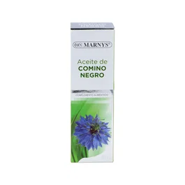 MARNYS Aceite de Comino Negro 50 ml - Aceite de Nigella Sativa L. Obtenido por Prensado en Frío, Rico en Omega 3 y 6