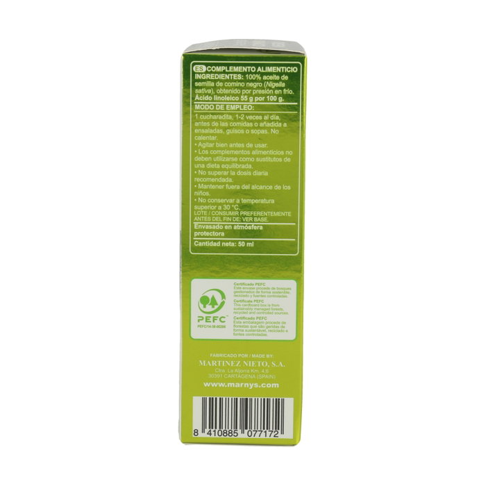 Marnys Aceite Puro de Comino Negro 50 ml Marnys Aceite Puro de Comino Negro 50 ml