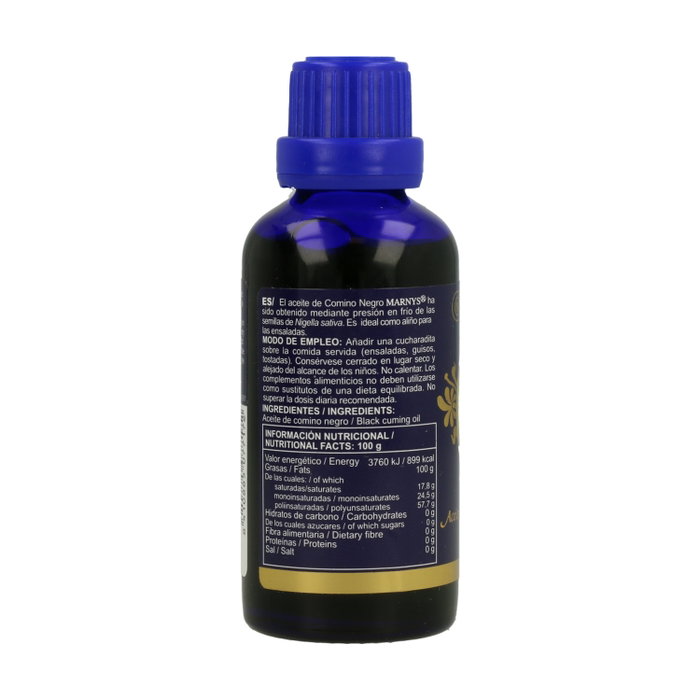 Marnys Aceite Puro de Comino Negro 50 ml Marnys Aceite Puro de Comino Negro 50 ml