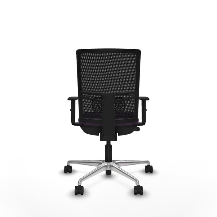 PIQUERAS Y CRESPO Silla de oficina Yunquera con mecanismo Sincro/Traslack, Morado y Negro PIQUERAS Y CRESPO Silla de oficina Yunquera con mecanismo Sincro/Traslack, Morado y Negro