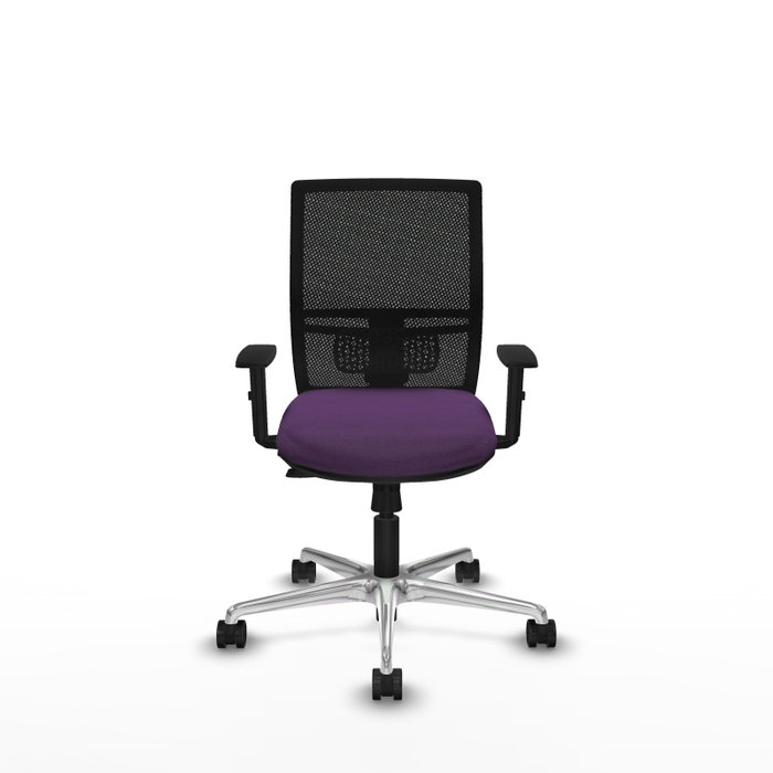 PIQUERAS Y CRESPO Silla de oficina Yunquera con mecanismo Sincro/Traslack, Morado y Negro PIQUERAS Y CRESPO Silla de oficina Yunquera con mecanismo Sincro/Traslack, Morado y Negro
