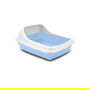 Nayeco Bandеja Nova Grande para Gatos, Arenero con Borde Alto 56x39x21 cm, Plástico Resistente