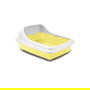 Nayeco Bandеja Nova Grande para Gatos, Arenero con Borde Alto 56x39x21 cm, Plástico Resistente
