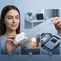 Energy Sistem Cargador GaN 20W con Cable USB-C Retráctil y Puerto USB-A Blanco