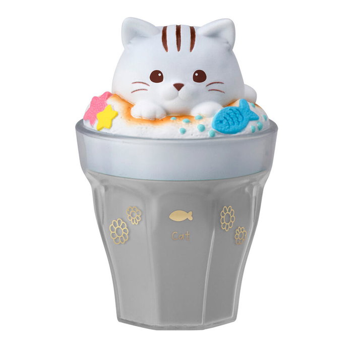 Bandai Figura Charalatte Animal - 1 Unidad Aleatoria, Figura Coleccionable 3D Inspirada en Arte Latte, Incluye Estuche y Chicle