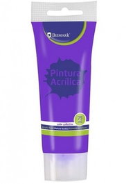 Bismark 328524 Pintura Acrílica 75 ml Morado Multisuperficies Tubo