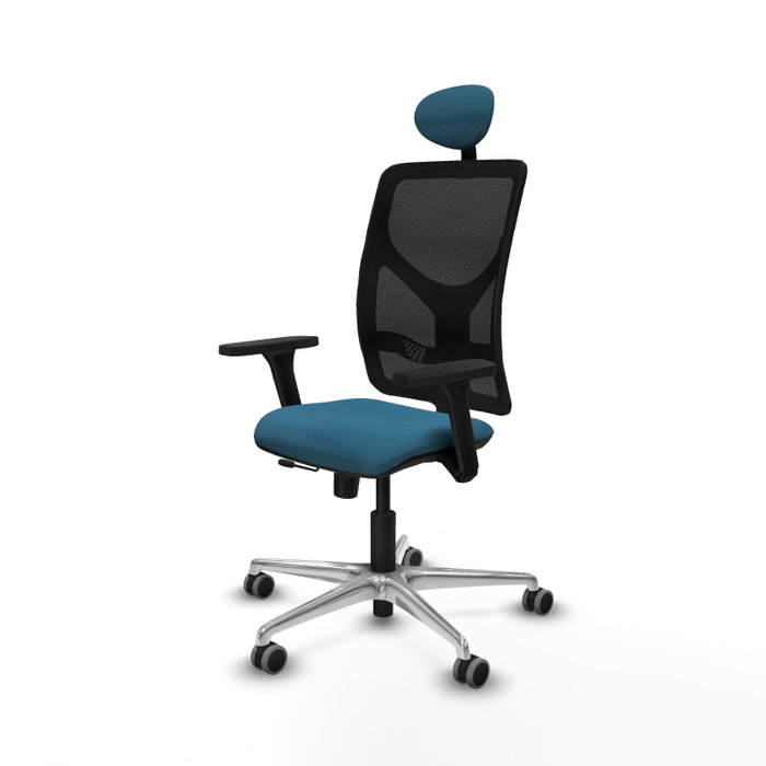 PIQUERAS Y CRESPO Silla de oficina Motilla con mecanismo Sincro/Traslack Verde petróleo PIQUERAS Y CRESPO Silla de oficina Motilla con mecanismo Sincro/Traslack Verde petróleo
