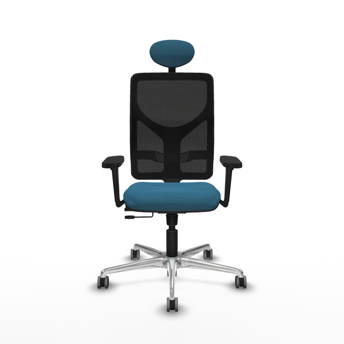 PIQUERAS Y CRESPO Silla de oficina Motilla con mecanismo Sincro/Traslack Verde petróleo PIQUERAS Y CRESPO Silla de oficina Motilla con mecanismo Sincro/Traslack Verde petróleo