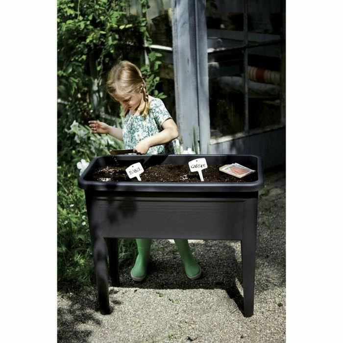Elho Mesa de cultivo Green Basics XXL Negro brillante