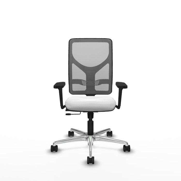 PIQUERAS Y CRESPO Silla de oficina Motilla con mecanismo Sincro/Traslack, Blanco y Gris PIQUERAS Y CRESPO Silla de oficina Motilla con mecanismo Sincro/Traslack, Blanco y Gris