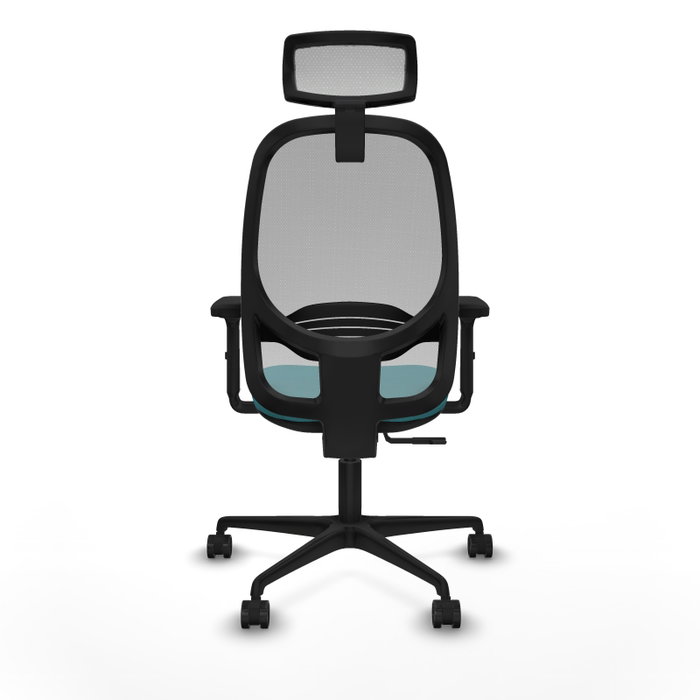 PIQUERAS Y CRESPO Silla de oficina Cilanco con mecanismo Sincro, Turquesa y Gris PIQUERAS Y CRESPO Silla de oficina Cilanco con mecanismo Sincro, Turquesa y Gris