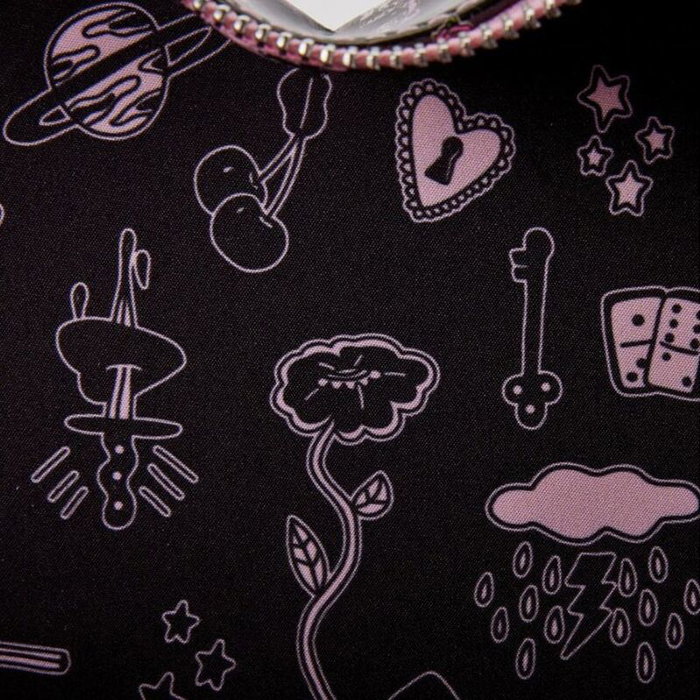 LOUNGEFLY Mochila Corazon Lucy Tattoo 26cm