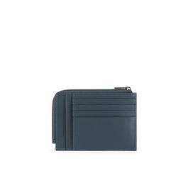 Piquadro, Cartera de cuero, Portamonedas, 42023100, Gris, Para hombres