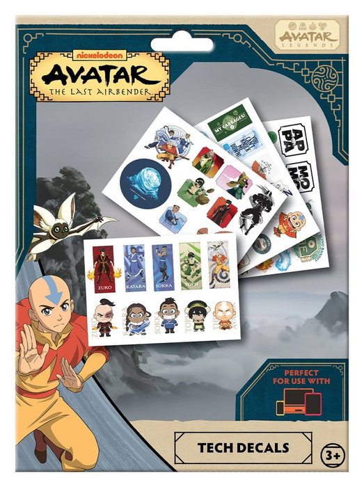 FaNaTtik Avatar: la leyenda de Aang Pegatina Tech