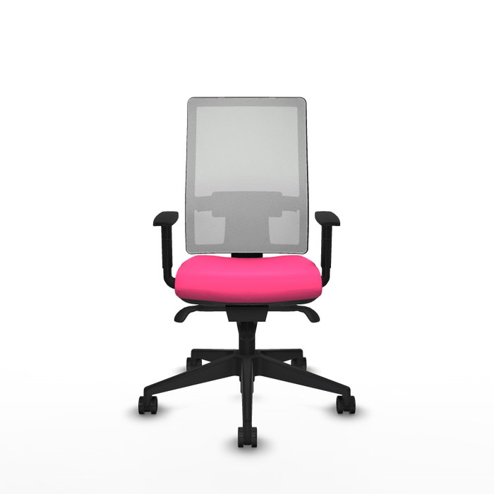 PIQUERAS Y CRESPO Silla de oficina Horna Rosa y Blanco