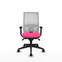 PIQUERAS Y CRESPO Silla de oficina Horna Rosa y Blanco
