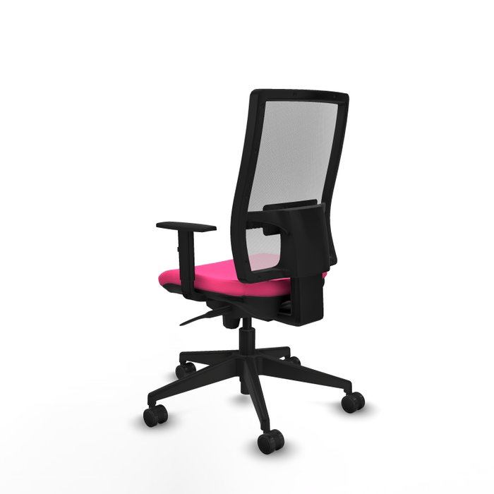 PIQUERAS Y CRESPO Silla de oficina Horna Rosa y Blanco