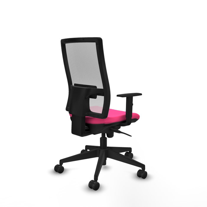 PIQUERAS Y CRESPO Silla de oficina Horna Rosa y Blanco