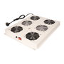 ROLINE PRO Serie 19U Ventilador de Techo para Rack de Servidor 4 Ventiladores, 48.3 cm (19"), Interruptor ON/OFF, Gris, Modelo 26.21.0307