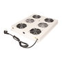 ROLINE PRO Serie 19U Ventilador de Techo para Rack de Servidor 4 Ventiladores, 48.3 cm (19"), Interruptor ON/OFF, Gris, Modelo 26.21.0307