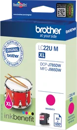 Brother LC22UM Magenta Cartucho de Tinta Alto Rendimiento (XL)