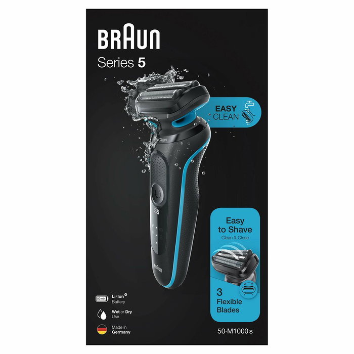 Braun Series 5 50-M1000s Negro, Azul