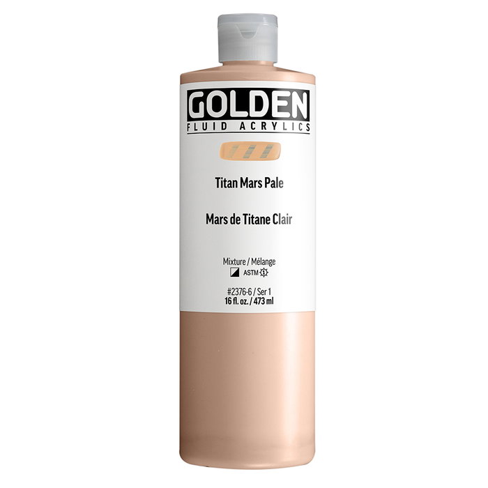 Golden Fluid Colores Acrílicos Titánico Marte Claro 473 ml Golden Fluid Colores Acrílicos Titánico Marte Claro 473 ml