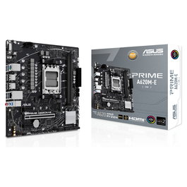 ASUS Placa Base Prime A620M-E-CSM Socket AM5 micro-ATX, Chipset AMD A620, Compatible con Ryzen 7000, 2x DDR5, 5 Almacenamientos, HDMI 2.1, DisplayPort 1.4, S/PDIF, 7.1 Audio