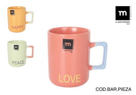 Inde Taza Jumbo Love&Peace 340 cc ø8.5x10.2 cm (36 Unidades)