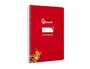 Liderpapel Cuaderno espiral Pautaguía A5 cuadro pautado 4mm rojo
