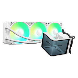 TRYX PANORAMA SE ARGB 360 con pantalla 3D-AMOLED, 360mm, blanco