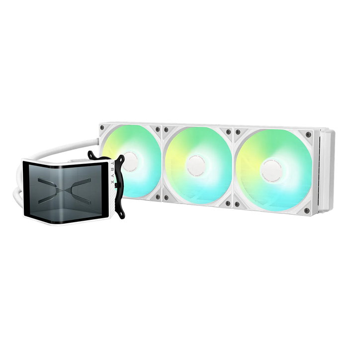 TRYX PANORAMA SE ARGB 360 con pantalla 3D-AMOLED, 360mm, blanco TRYX PANORAMA SE ARGB 360 con pantalla 3D-AMOLED, 360mm, blanco