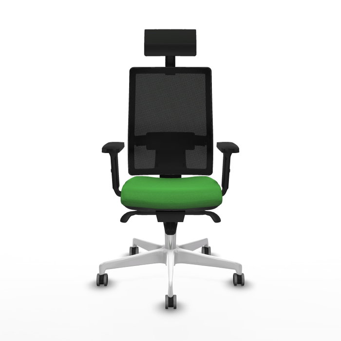 PIQUERAS Y CRESPO Silla de oficina Horna con mecanismo Sincro, Verde y Negro PIQUERAS Y CRESPO Silla de oficina Horna con mecanismo Sincro, Verde y Negro