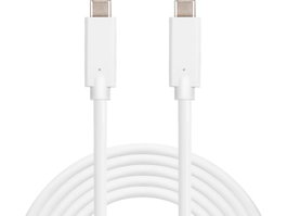 Sandberg Cable de Carga USB-C 2m 65W Blanco para Ordenador Portátil, Tablet y Smartphone