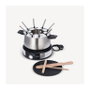 Severin FO 2471 Fondue-Crêpes-Kombi 1500 W Edelstahl schwarz