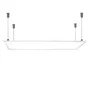 Panel LED Superslim 42W 6000K 120x30cm Blanco Frío HO-PAN120030042W-CW