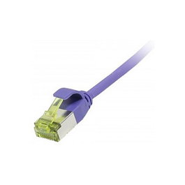 Synergy21 Patchkabel RJ45 CAT6A 500Mhz 0,15m lila