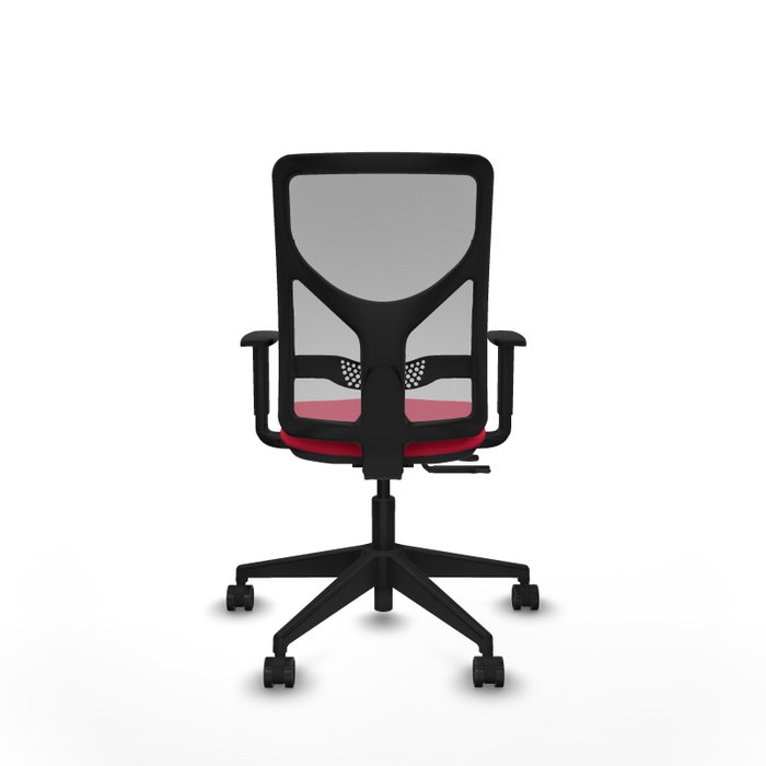 PIQUERAS Y CRESPO Silla de oficina Motilla Rojo/Gris PIQUERAS Y CRESPO Silla de oficina Motilla Rojo/Gris