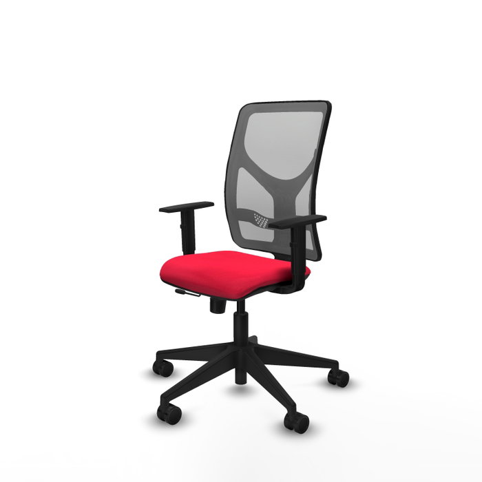 PIQUERAS Y CRESPO Silla de oficina Motilla Rojo/Gris PIQUERAS Y CRESPO Silla de oficina Motilla Rojo/Gris
