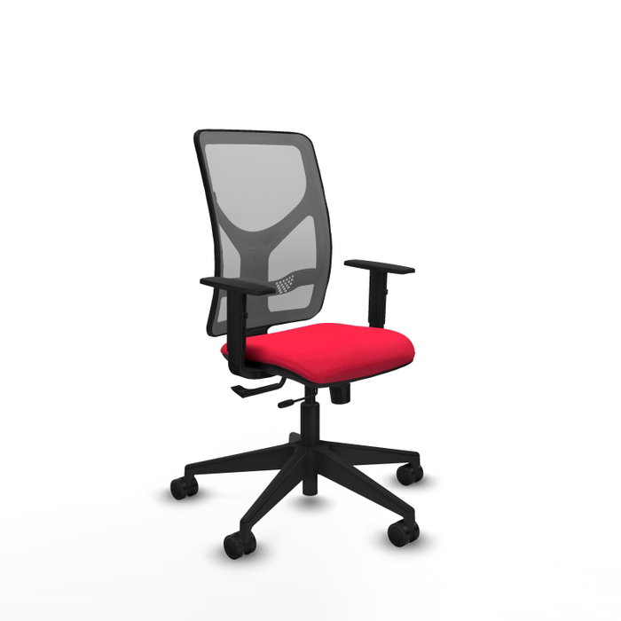 PIQUERAS Y CRESPO Silla de oficina Motilla Rojo/Gris PIQUERAS Y CRESPO Silla de oficina Motilla Rojo/Gris